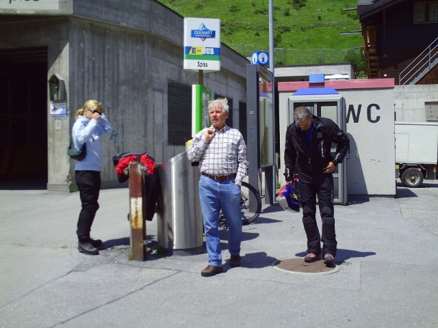 Ursi, Hans und Norbert in Zermatt