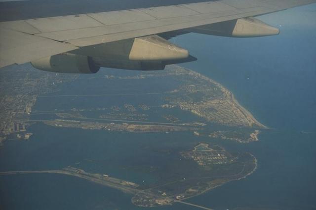Anflug auf Miami